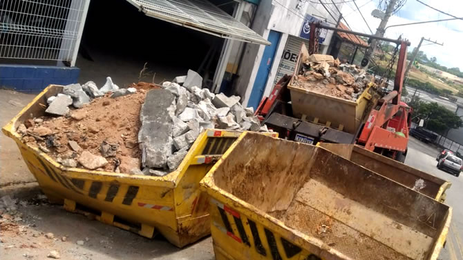 foto aluguel de açamba de entulho em guarulhos 3