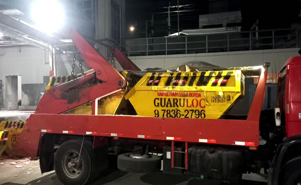 foto aluguel de açamba de entulho em guarulhos 4